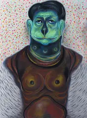 Untitled by Viraj Naik, Mixed media on paper, sold Nov 2013