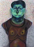 Untitled by Viraj Naik, Mixed media on paper, sold Nov 2013