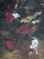 Untitled by Ram Kumar, Acrylic on canvas, sold Aug 2013
