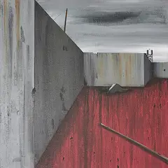 Missing Soil - 4 by Alok Bal, Acrylic on canvas, sold Aug 2013