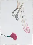 Untitled by Mithu Sen, Mixed media on paper, sold Aug 2013