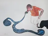 Untitled by Pratul Dash, Watercolour on paper, sold Aug 2013