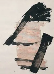 Untitled by Ram Kumar, Mixed media on paper, sold Aug 2013