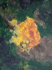 Untitled by Ram Kumar, Acrylic on canvas, sold Aug 2013