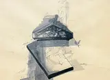 Untitled by Samit Das, Mixed media on paper, sold Aug 2013