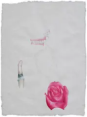 Untitled by Mithu Sen, Mixed media on paper, sold Aug 2013