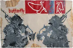 Butterfly by Jitish Kallat, Mixed media on handmade paper, sold Aug 2013