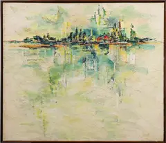 Untitled by Thelma Kramer, oil on canvas, sold Mar 2026
