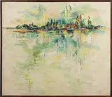 Untitled by Thelma Kramer, oil on canvas, sold Mar 2026