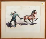 Muller (American by Daniel Cody, watercolor, sold Mar 2026