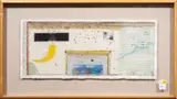 Channel by Graham Moody, 1988, mixed media collage, sold Mar 2026