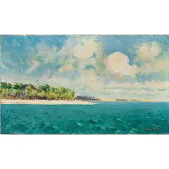 Key West by Lillian Wilhelm Smith, oil on canvas, sold Apr 2026