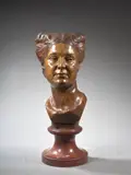 Buste intime de la princesse Mathilde by Jean-Baptiste Carpeaux, Plâtre patiné, sold Sep 2024