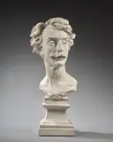 Jean-Léon Gérôme (1824-1904) by Jean-Baptiste Carpeaux, Plâtre, sold Sep 2024
