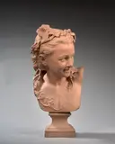 L'Espiègle by Jean-Baptiste Carpeaux, Terre cuite patinée, sold Sep 2024