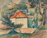 Vue de l’Estaque by Louis Audibert, Aquarelle sur traits de crayon, sold Sep 2024