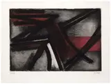 Eau forte II by Pierre Soulages, 1952, Eau-forte en couleurs, sold May 2024