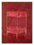 Cage by Thomas Fougeirol, 2000, Huile sur bois, sold Jun 2024