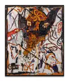 Volksgrossmeister Dr Erwin de Meese 1974 auch Doc Strulla by Jonathan Meese, 2003, Huile sur toile, sold Jun 2024