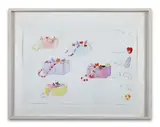 Sans titre (trésor), Rome by Jean-Michel Othoniel, 1997, Aquarelle sur papier, sold Jun 2024