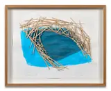 Site sketch n°285 by Tadashi Kawamata, 2019, Acrylique et bois sur papier, sold Jun 2024