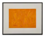 Untitled (double X) by Phyllida Barlow, 2011, Acrylique sur papier, sold Jun 2024