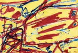 Mire G77 (Kowloon) by Jean Dubuffet, 1983, Acrylique sur papier marouflé sur toile, sold Jun 2024