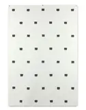 Impronte di pennello n°50 a intervalli di 30 cm by Niele Toroni, 1990, Acrylique sur toile cirée (gris), sold Jun 2024