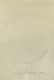 Horsphère M2 by Jean Degottex, 1967, Acrylique et encre sur carton marouflé sur toile, sold Jun 2024