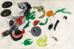 La belle Hélène by Hervé Télémaque, 1962-63, Huile sur toile, sold Jun 2024