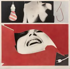 Eclairage intime by Peter Klasen, 1967, Acrylique sur toile, sold Jun 2024