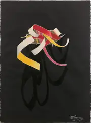 Sans titre by Burhan Doğançay, 1983, Encre et gouache sur papier, sold Jun 2024