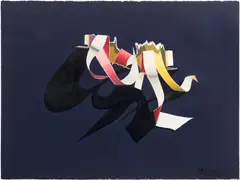 Sans titre by Burhan Doğançay, 1985, Encre et gouache sur papier, sold Jun 2024