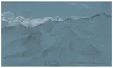 Vue du massif du Mont-Blanc depuis Chamonix by Louis Janmot, Crayon noir, estompe et rehauts de craie blanche sur papier bleu, sold Mar 2024