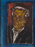 Untitled by M. F. Husain, Oil on canvas, offered Dec 2013