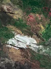 Untitled by Ram Kumar, Acrylic on canvas, sold Dec 2013