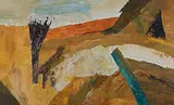 Untitled by Ram Kumar, Acrylic on canvas, offered Dec 2013