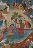 Untitled by F. N. Souza, Gouache on paper pasted on paper, sold Dec 2013
