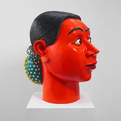 Untitled by Ravinder Reddy, Painted polyester, resin and fiberglass, sold Sep 2013