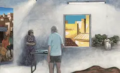 Studio Ghosts by Sudhir Patwardhan, Acrylic on canvas, offered Sep 2013