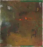 Untitled by Ganesh Haloi, Tempera on paper pasted on card, sold Sep 2013