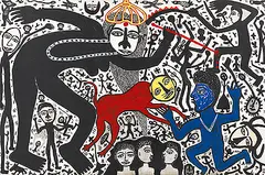 Goddess by Madhvi Parekh, Acrylic on canvas, offered Sep 2013