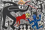 Goddess by Madhvi Parekh, Acrylic on canvas, offered Sep 2013