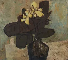 Untitled by B. Prabha, Oil on canvas, sold Sep 2013
