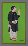 Untitled by Lalu Prasad Shaw, Tempera on paper board, sold Sep 2013