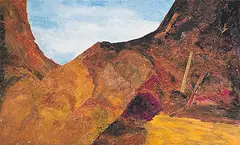 Untitled by Ram Kumar, Acrylic on canvas, sold Sep 2013