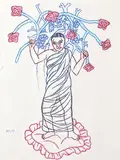 Untitled by Arpita Singh, Watercolour on paper, offered Jun 2013