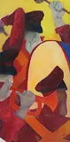 Untitled by Krishen Khanna, Oil on canvas, sold Jun 2013