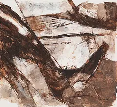 Untitled by Ram Kumar, Acrylic on paper pasted on board, offered Jun 2013