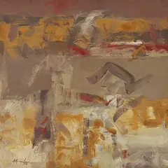 Untitled by K. M. Adimoolam, Oil on canvas, sold Jun 2013